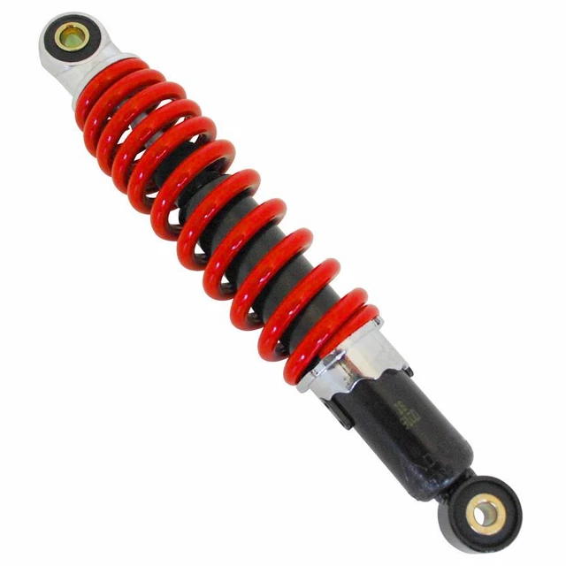 PAIRE D'AMORTISSEUR ARRIÈRE lisse chromé 285mm pour mobylette Peugeot 103 Neuf EUR 51,00 - FR