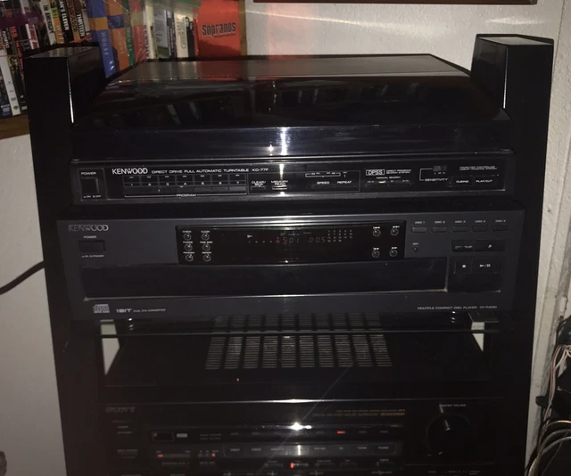 VINTAGE KENWOOD DPR3080 5 CD Player Multi Changer Home Player w RCA