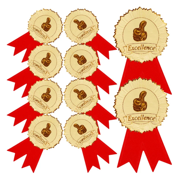 36 SETS CERTIFICATE Medal Sticker Diploma Medals Stickers Paper EUR 17 ...