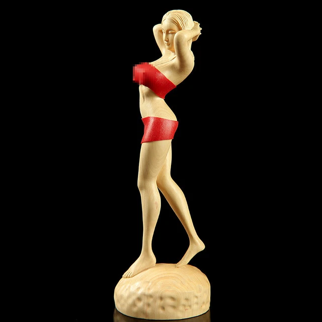 Boxwood Woodcarving Crafts Ornaments Characters Beauty Home