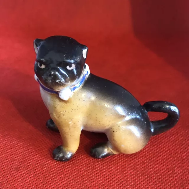 Vintage Ceramic Dog Figure 1800s