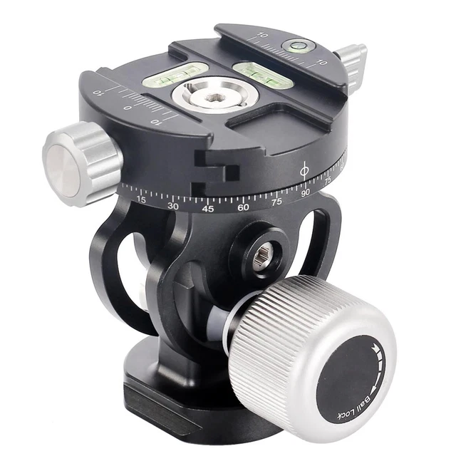 Tête Panoramique Leofoto G2 - 3D, Réducteur, Aluminium - Garantie 10 Ans