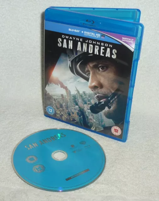 San Andreas (2015) - Blu-ray disc - Dwayne Johnson, Carla Gugino