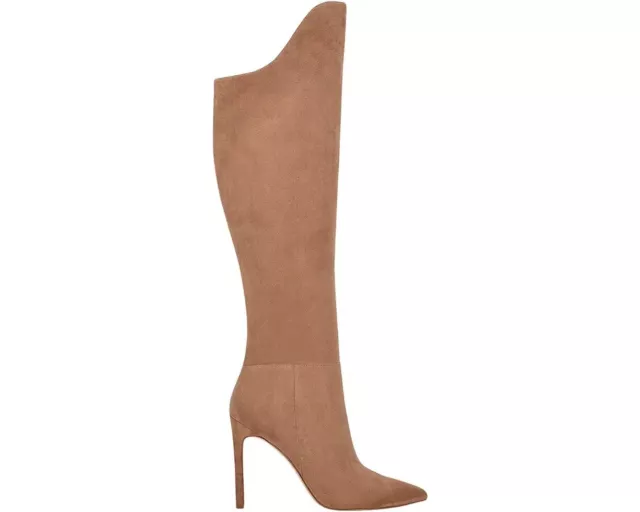 Nine West Womens Telena Zipper Wide Calf Dressy Knee-High Boots Shoes Size 9