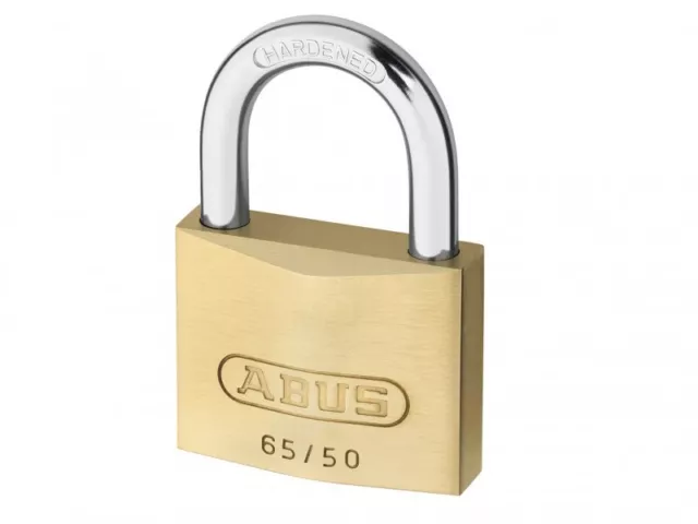 Abus 65/50 Brass Padlock Keyed Alike 6504