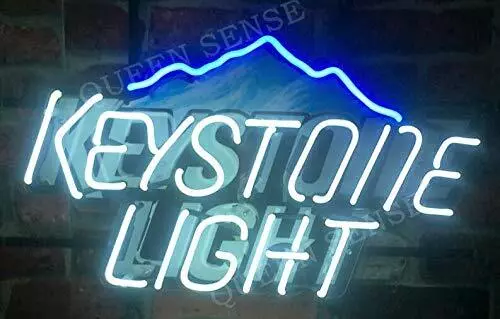 Keystone Light Beer Mountain 24"x20" Neon Light Sign Lamp With HD Vivid Printing