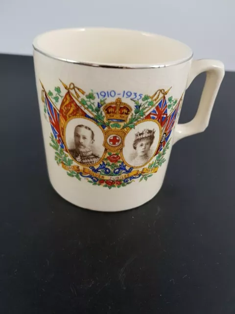 1935 Collectable George V Silver Jubilee Commemorative Mug