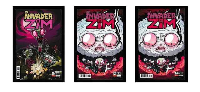 Invader Zim #1 (Lot of 3) Reg. & Variant Cover 1st Print Oni Press 2015