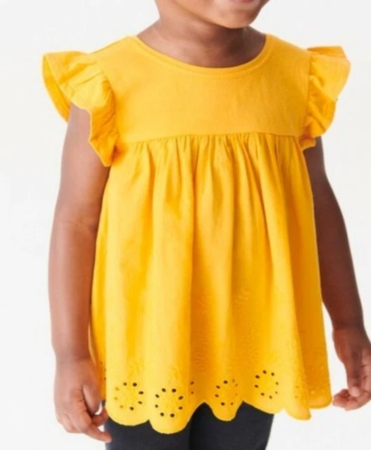 BNWT Next Baby Girl 3-6 Months orange yellow Top Vest T Shirt spring summer