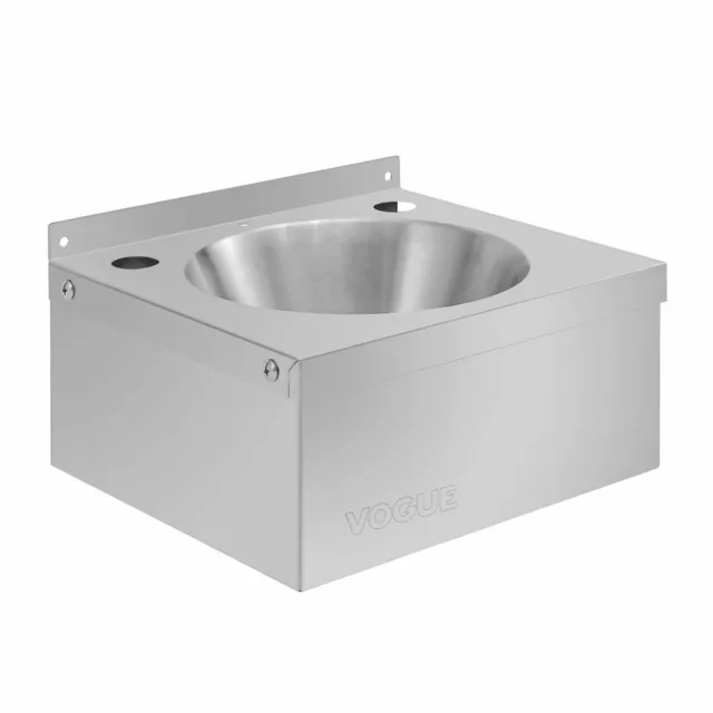 Vogue Stainless Steel Mini Hand Wash Basin Sink inc. Plug & Chain  P088 Catering