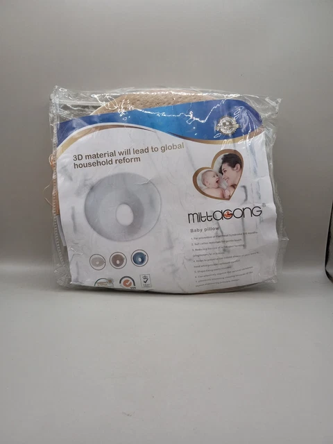 MITTAGONG Infant Head Support Memory Foam Baby Pillow - Tan
