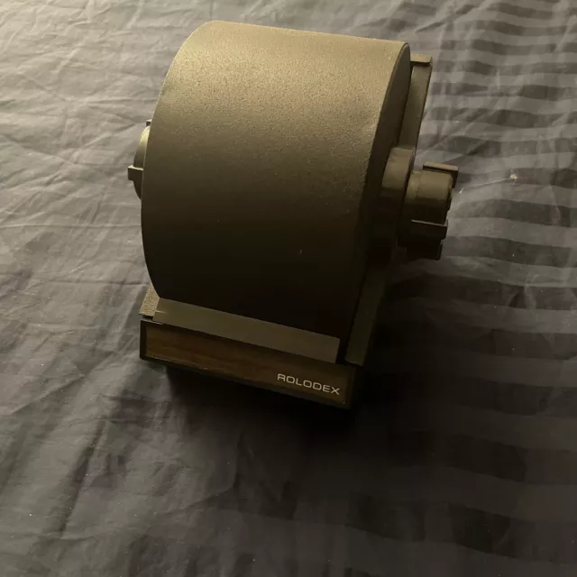 Vintage Metal Rolodex 1753 with Cards and Letters
