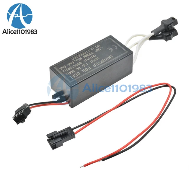 2PCS Spare Inverter Ballast for CCFL Angel Eyes Halo Rings Kit 4-outputs Female