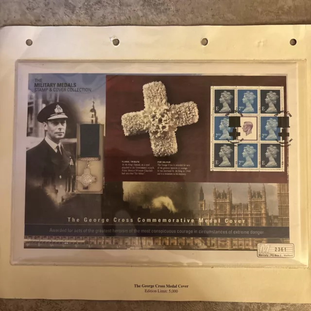 The George Cross Commemorative Medal Cover No 2361
