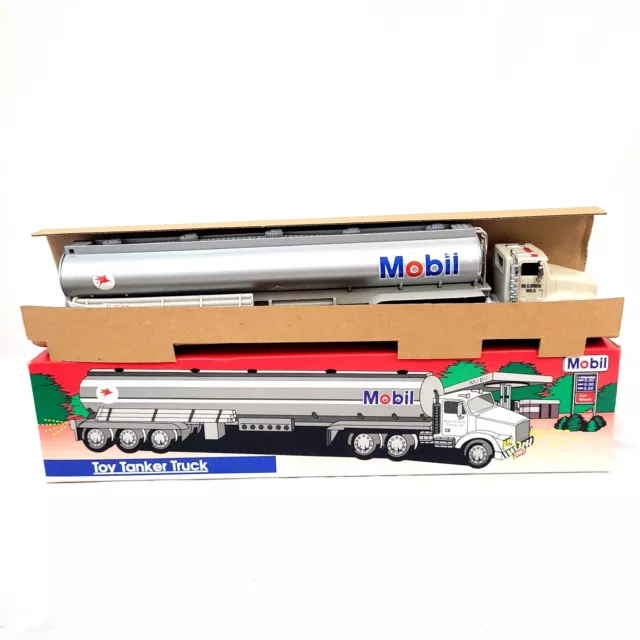 1993 MOBIL Toy Tanker Truck Limited Edt. Collector Series Lights/Sound MINT NIB 