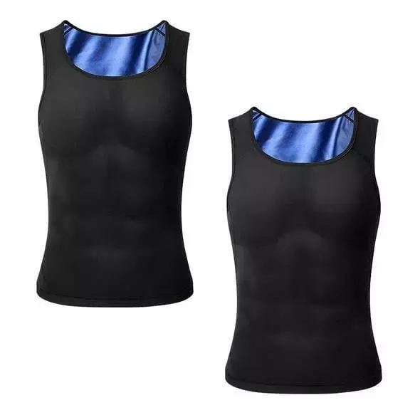 Cgtfy Gynecomastia Compress Tank Top Shaper Slim Neoprene Trainer Fat Burning 3