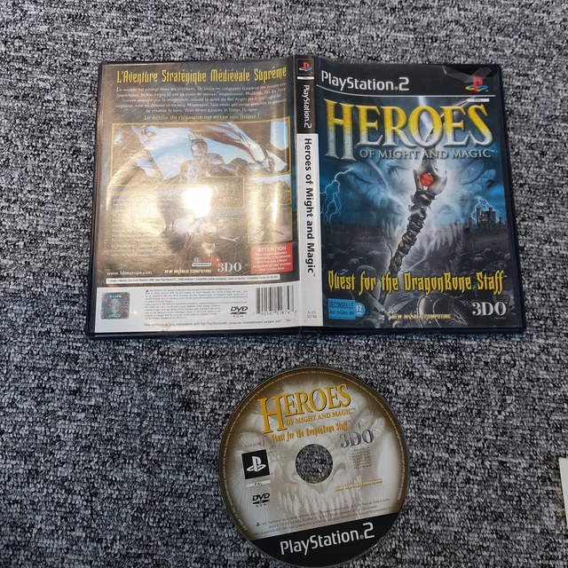 Jeu Heroes Of Might And Magic Pour PS2 - Version Française - Très Bon état (sans Notice)