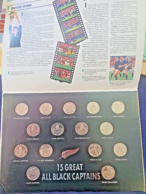 ラグビー メダル15個□ 15 GREAT ALL BLACK CAPTAINS □オールブラック