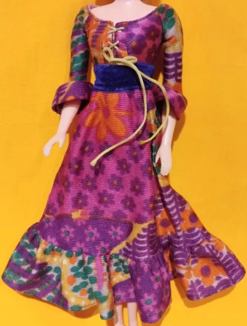 🌸💕🌸💖 Barbie Robe 1971 Outfit Vintage #3438 Poupée Doll