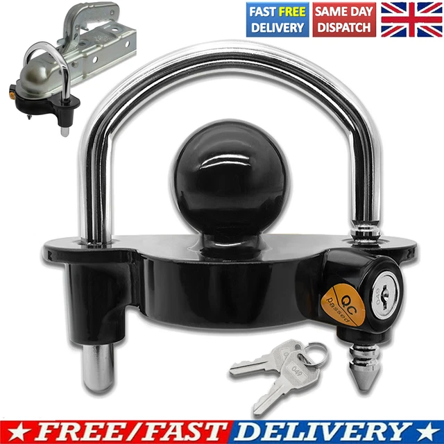 UNIVERSAL HITCHLOCK TRAILER Caravan Hitch Coupling Tow Ball Lock High