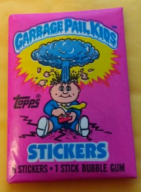 1985 Original Garbage Pail Kids 1st Series 1 unopened Wax Pack OS1 USA NO .25 NR
