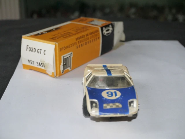 Voiture Miniature Ford GT De La Marque Jouef - En Boîte D'origine - Occasion