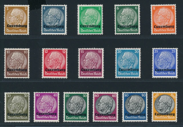 LUXEMBURG 1940/41, Mi. 1-41 **, Gebiet komplett!! Tadellos!!   (M01106)