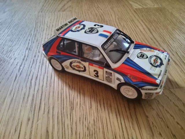 Team Slot Lancia Delta Intergrale Martini Scalextric Compatible slotcar