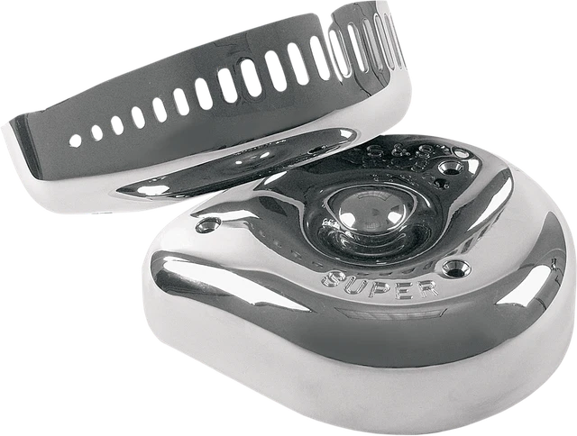 17-0004 Slasher Teardrop Air Cleaner Cover Chrome Harley Xlh 1200 Sportster 1998