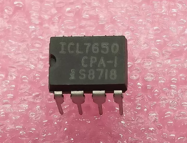 1 PC. ICL7650CPA-1 Chopper-Stabilized Op Amp Maxim