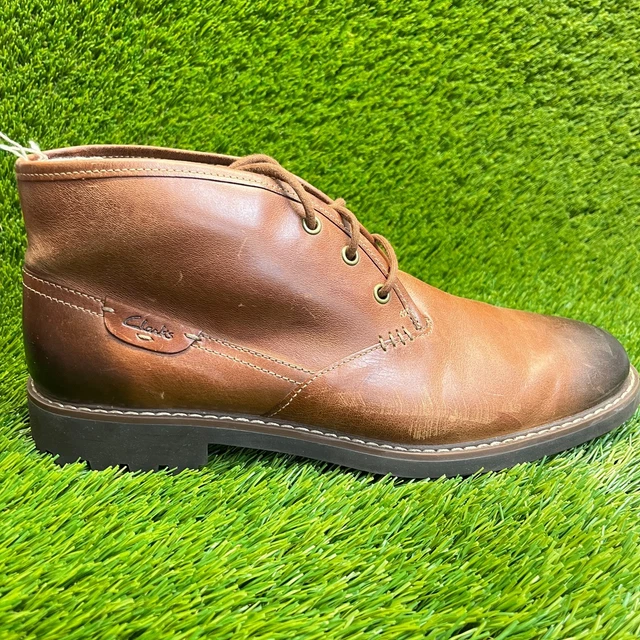 Clarks Men\'s Montacute Duke Chukka Boots Brown Leather 26103252 Size 9 Clarks Men main image 4