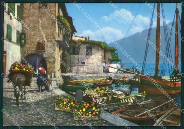 Brescia Limone sul Garda Foto FG cartolina ZK4414