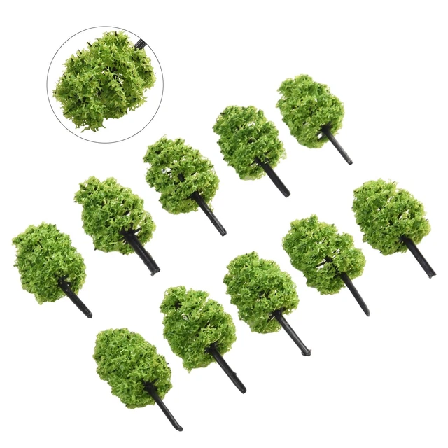 PLASTIC MODEL TREES for Building Model Sand Table and Scene Layout Set ...