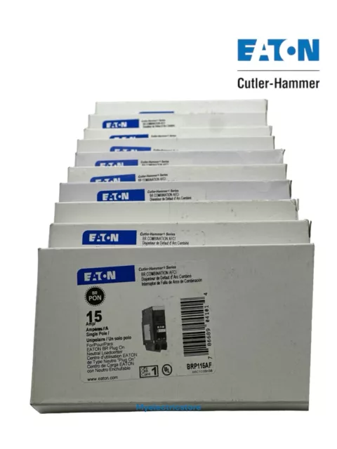 (10 PCS) Eaton Cutler Hammer BRP115AF Arc Fault Combination AFCI (plug-In)