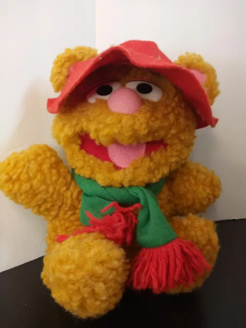 Vintage Baby Fozzie Bear Muppets 1987 Mcdonald's Christmas Plush Toy Jim Henson