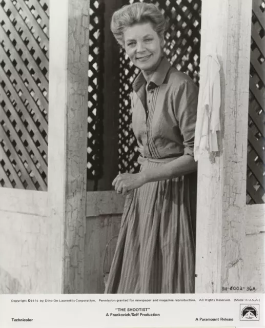 Lauren Bacall The Shootist Portrait Western Original 8x10 Photo Snipe 1976