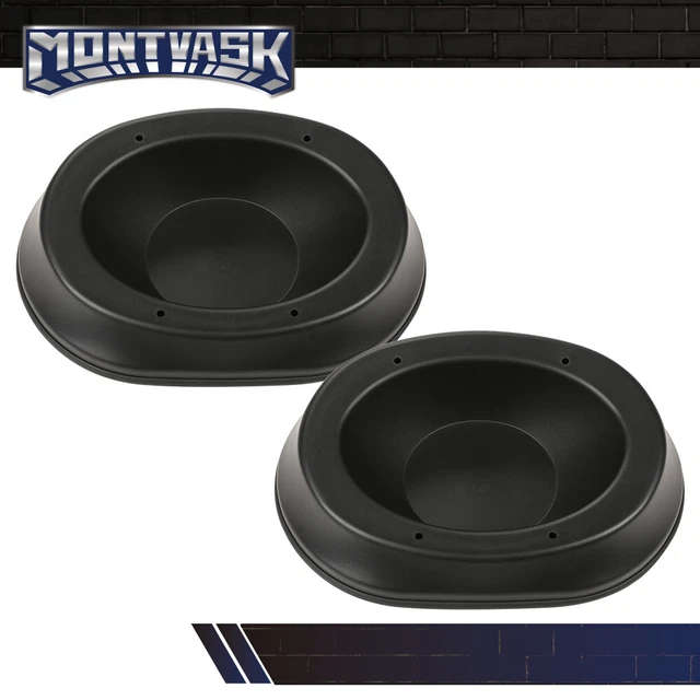 2pcs 6 x 9 Speaker Pod Adapter Spacer Box Mount Rear Deck Door Fit For Car Truck