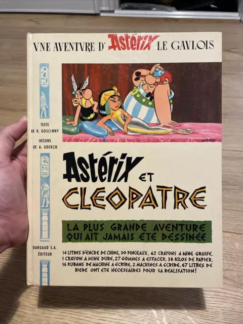 Asterix T6 : Astérix et Cleopatre EO 3ème Trimestre 1965 Dargaud SA