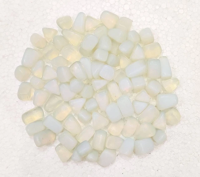 One Opel Tumbled Natural Stones Nugget Beautiful Color, Purifies Our Own Energy