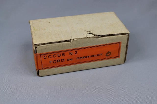Ford 1936 Roadster Cabriolet – Kit Résine 1/43 CCCUS (ZC622)
