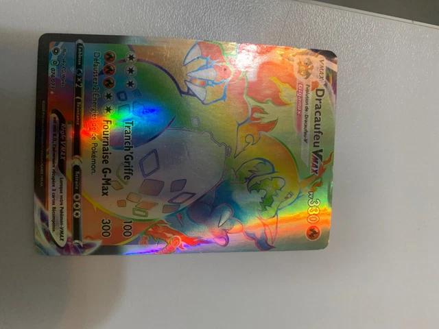 CARTE POKEMON DRACAUFEU vmax arc en ciel EUR 70,00 - PicClick FR