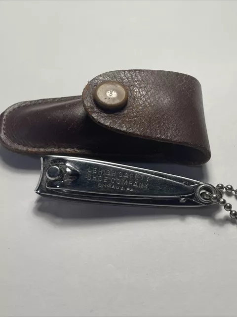 Emmaus, Pennsylvania Lehigh Safety Shoes Advertising Fingernail Nail Clippers