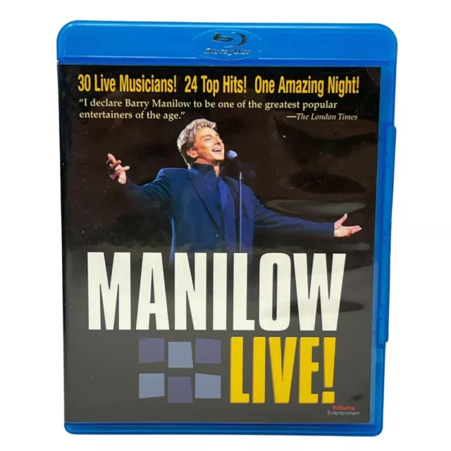 Manilow Live! (Blu-ray) RARE OOP HTF Music Concert Good Condition!!!