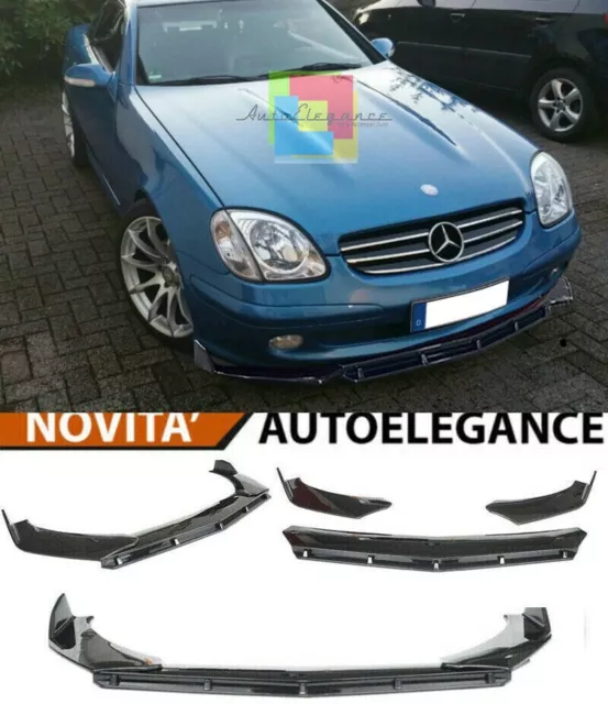 MERCEDES SLK R170 FRONTSTOßSTANGE GLÄNZEND SCHWARZ LOOK RS - 3P