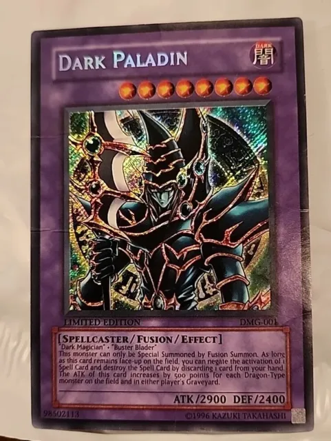 Dark Paladin DMG-001 Limited Edition Holo Secret Rare Yu-Gi-Oh! TCG HP
