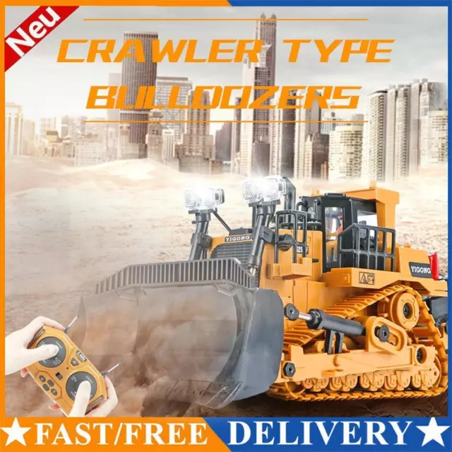 RC Crawler Bulldozer Pesanti 1/24 Camion 9CH 2,4G Auto Radiocomandate (A)