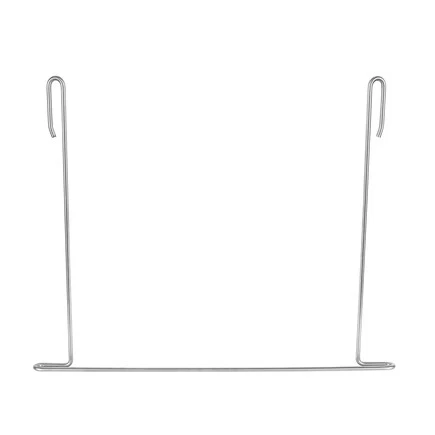 Mud Flap Bracket - 24" x 18" Stainless Steel Straight Anti-Sail Bracket; 22452
