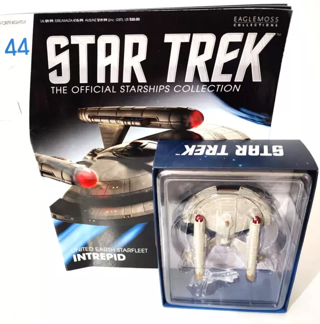 Star Trek UNITED EARTH STARFLEET INTREPID No. 44 Diecast Starships Collection 2