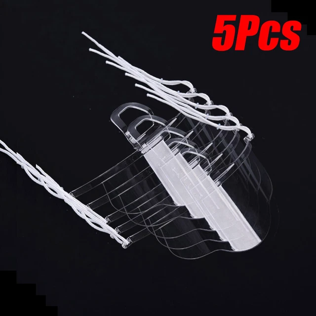 Reusable Anti-fog Anti-saliva Masks Transparent Face Mouth Shield