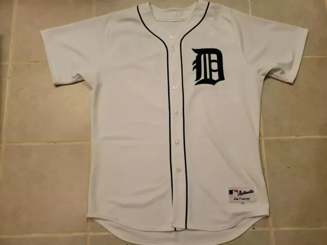 AUTHENTIC IVAN RODRIGUEZ DETROIT TIGERS ROAD JERSEY SZ 52 RUSSELL ATHLETIC